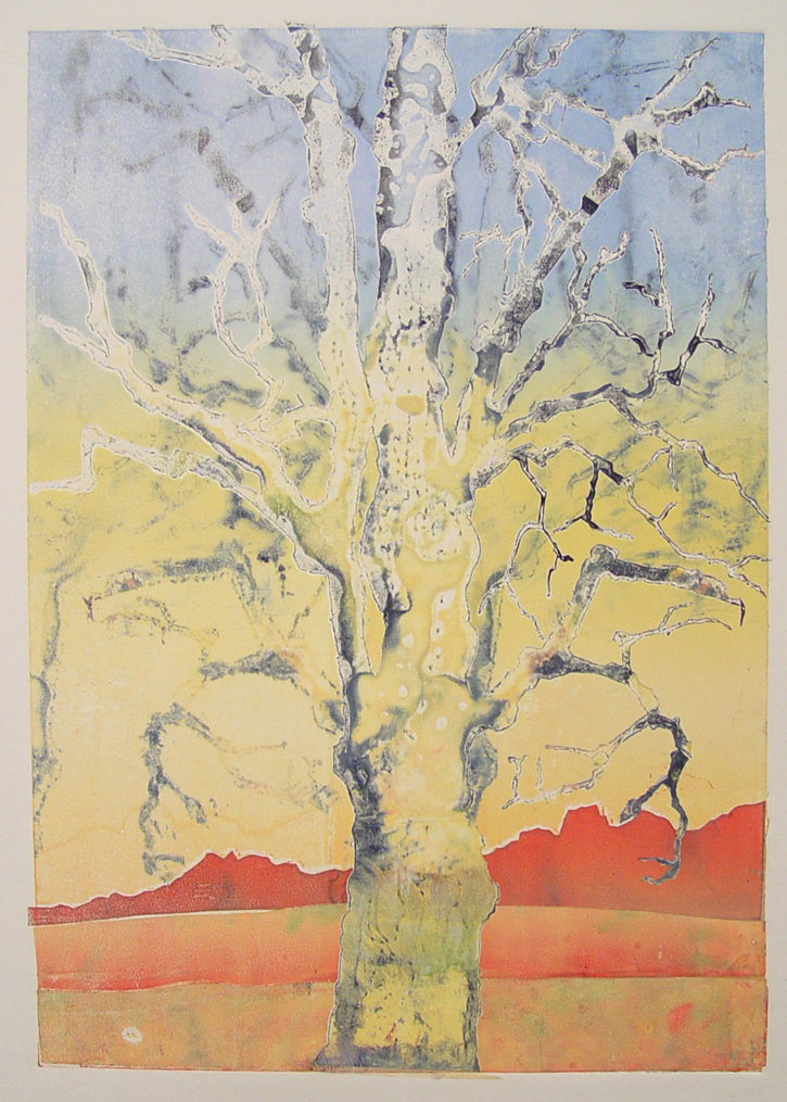 lightning tree art print
