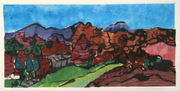 colorado canyon art print